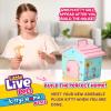 imageLittle Live Pets Cat Figurines for Kids Interactive Hutch Animal Playset with 25 Sounds Outdoor Toys for 5 Year Old GirlsKittys Home Mini