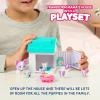 imageLittle Live Pets Dog House Playset Mama Surprise Families Puppy Party Pack 15 Mini Collectible Puppies FoldOut Dog Playset Toy Gift for Kids 5Frenchie  Spaniel