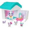 imageLittle Live Pets Dog House Playset Mama Surprise Families Puppy Party Pack 15 Mini Collectible Puppies FoldOut Dog Playset Toy Gift for Kids 5Frenchie  Spaniel
