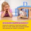 imageLittle Live Pets Hamster Mini Interactive Toy Set Hutch Animal Playset with 3 Surprise Babies 20 Sounds Hamster MustHaves for Ages 3Bunny