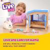 imageLittle Live Pets Hamster Mini Interactive Toy Set Hutch Animal Playset with 3 Surprise Babies 20 Sounds Hamster MustHaves for Ages 3Bunny