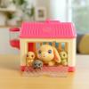 imageLittle Live Pets Hamster Mini Interactive Toy Set Hutch Animal Playset with 3 Surprise Babies 20 Sounds Hamster MustHaves for Ages 3Bunny with Pink Hutch