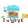 imageLittle Live Pets Hamster Mini Interactive Toy Set Hutch Animal Playset with 3 Surprise Babies 20 Sounds Hamster MustHaves for Ages 3Mouse