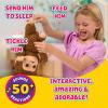 imageLittle Live Pets My Baby Monkey Mango 50 Sounds and Reactions Plush Interactive Monkey Toy Set with Accessories Interactive Pets for Kids Ages 4Monkey Mango