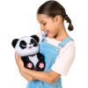 imageLittle Live Pets My Baby Talking Panda ChuChu Cuddly Panda Toy Plush with 50 Sounds Potty Dance Kick Feed Kids Interactive Animal Toys Ages 4