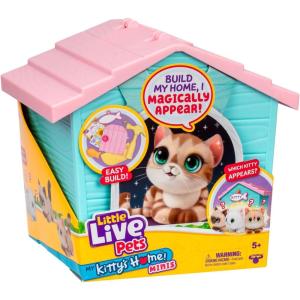 imageLittle Live Pets Cat Figurines for Kids Interactive Hutch Animal Playset with 25 Sounds Outdoor Toys for 5 Year Old GirlsKittys Home Mini