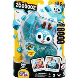 imageLittle Live Pets Hug n Hang Zoogooz  Uoolla Unicorn Interactive Electronic Squishy Stretchy Toy Pet with 70 Sounds ampamp Reactions Stretch Squish ampamp Link Their Hands Display Them ampamp Hang Them AroundDeer