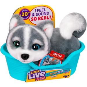 imageLittle Live Pets My Really Real Puppy Patches The Beagle Interactive Realistic Toy Dog with 60 Sounds and 2in1 Bed Lifelike Puppy for Ages 5Aurora Puppy