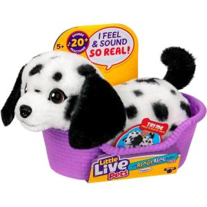 imageLittle Live Pets My Really Real Puppy Patches The Beagle Interactive Realistic Toy Dog with 60 Sounds and 2in1 Bed Lifelike Puppy for Ages 5Pepper Puppy