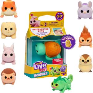 imageLittle Live Pets Needees Electronic Toys Interactive Wearable Toy Pets with 50 Sounds and Score Tracker Portable Pet Toys for Kids of Ages 5NeeDees  Single