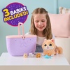 image:imageLittle Live Pets Mama Surprise Kittens Interactive Mama Surprise Toys  Portable basket fish accessory 3 baby kittens and 15 sounds and reactions for ages 4 toy cat playKitten