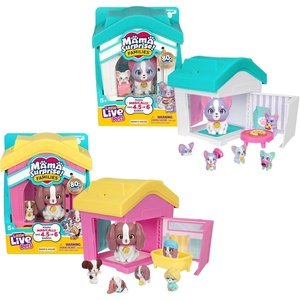 image:imageLittle Live Pets Mama Surprise Families Cat amp Shepherd 2Pack  2 foldout playsets each reveal 46 surprise babies 8 families interactive pet toy for kidsFrenchie  Spaniel